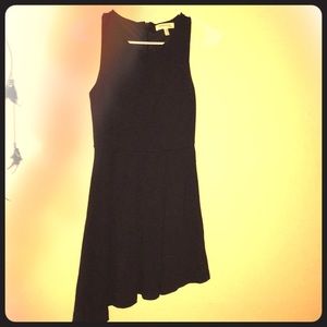 Asymmetrical Navy Cocktail Dress